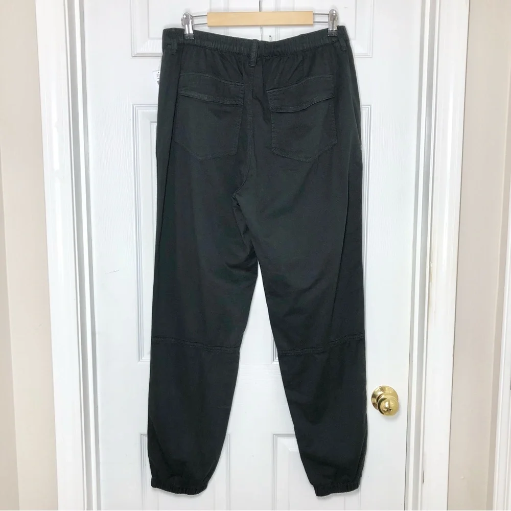 Gap Cotton Blend Charcoal Elastic Back Waist Girlfriend Joggers Pants casual 12T - Picture 5 of 14
